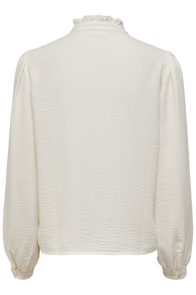 JDYELLIS L/S LACE SHIRT WVN 15251994 CLOUD DANCER